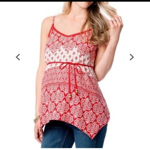 Motherhood Maternity Bandana print tank top Size Small
